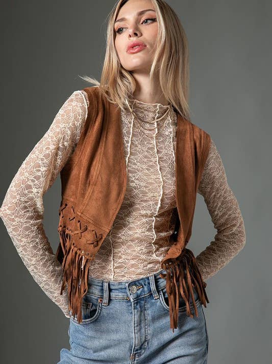 ILLA ILLA - Wholesale Blouse - Women's - Sheer Lace Top2