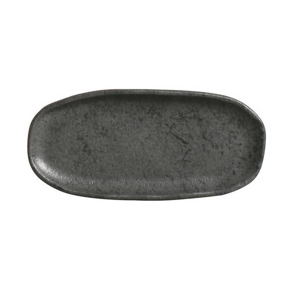 Shallow Oval Platter Mini 6.5x3.15" Chromium for wholesale by Porto Brasil