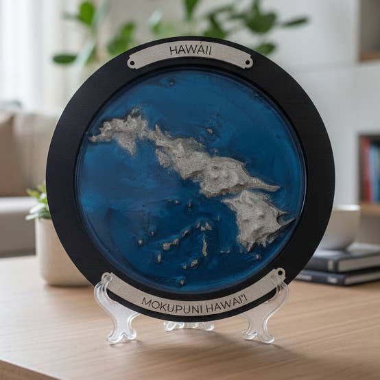 Hawaii - Island Topo for wholesale by Mongoose Design