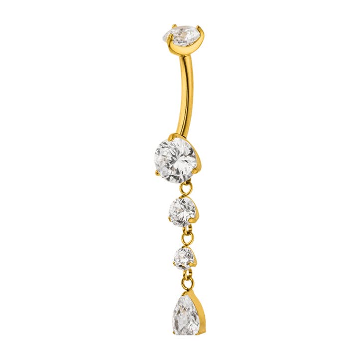 Schmuckgroßhandel - Wholesale Belly Ring - Luxe Glow Belly Piercing | Titanium