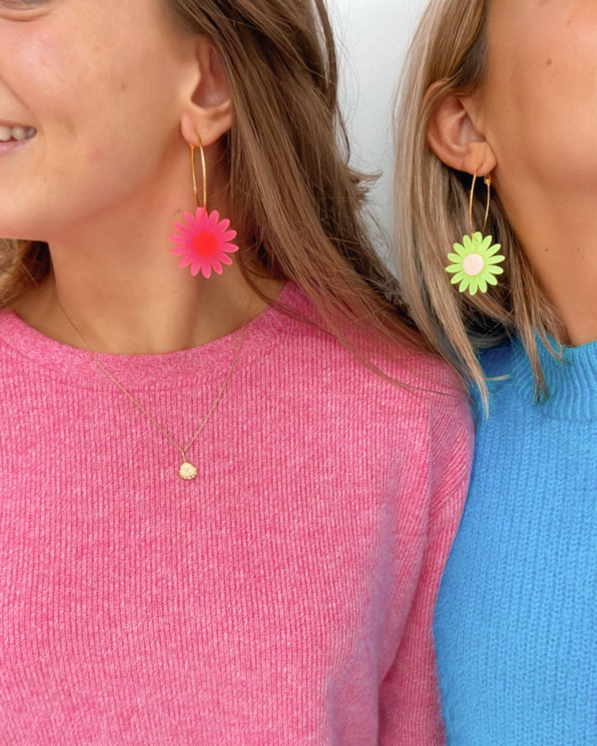 Emeldo - Wholesale Hoop Earrings - Daisy Hoops // Select Daisy Colour + Hoop31
