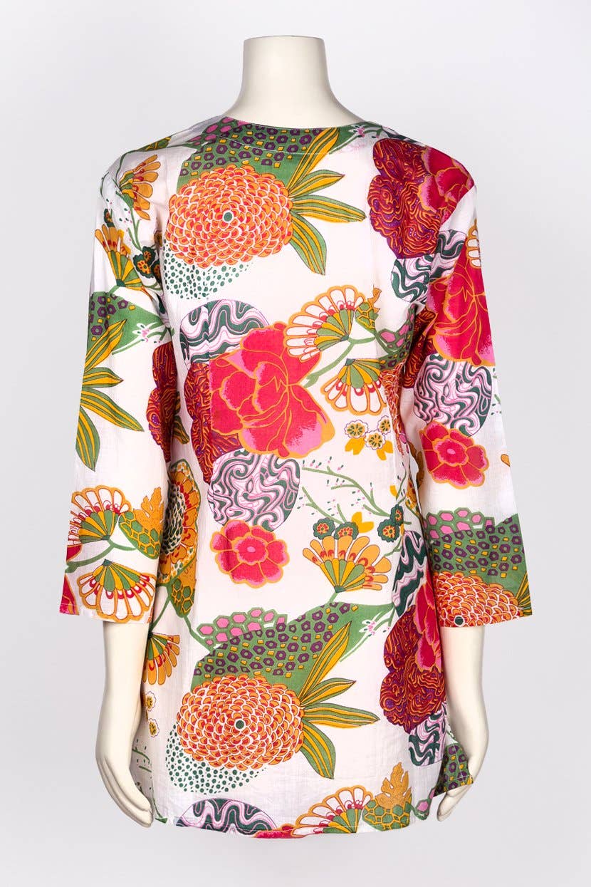 Dolma – Großhandel Tunika – Damen – Garten Baumwoll Kurta Tunika2