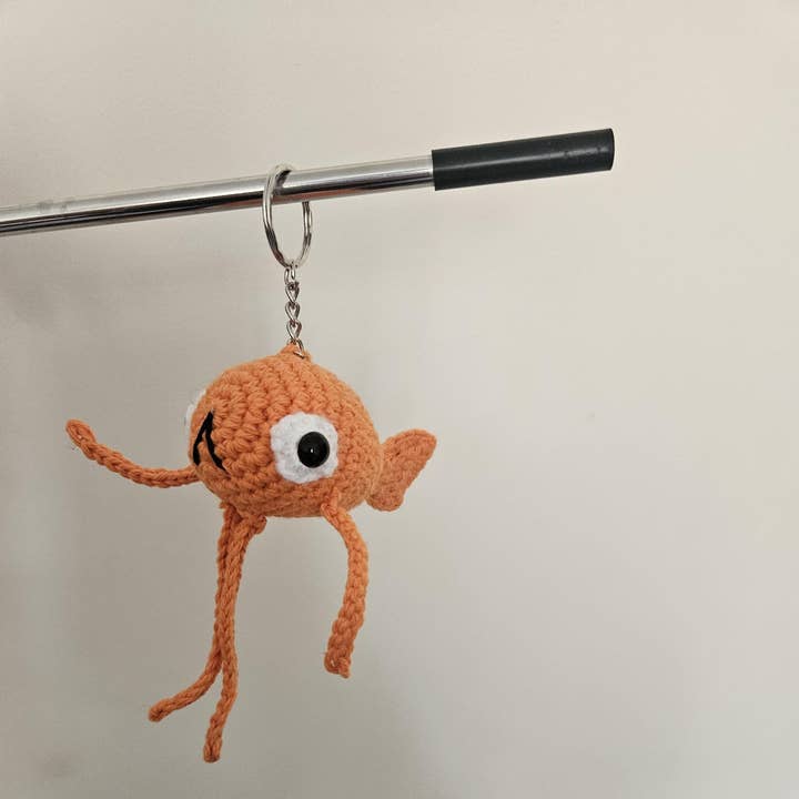 TOMOPOD LLC - Wholesale Stuffed/Plush Toy - Kids & Baby - Crochet Cute Le Poisson Steve, Funny Animal Keychain1