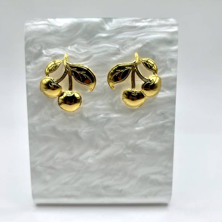 Cherries Handmade Earrings for wholesale by Bellalu Jewelry and Accessories