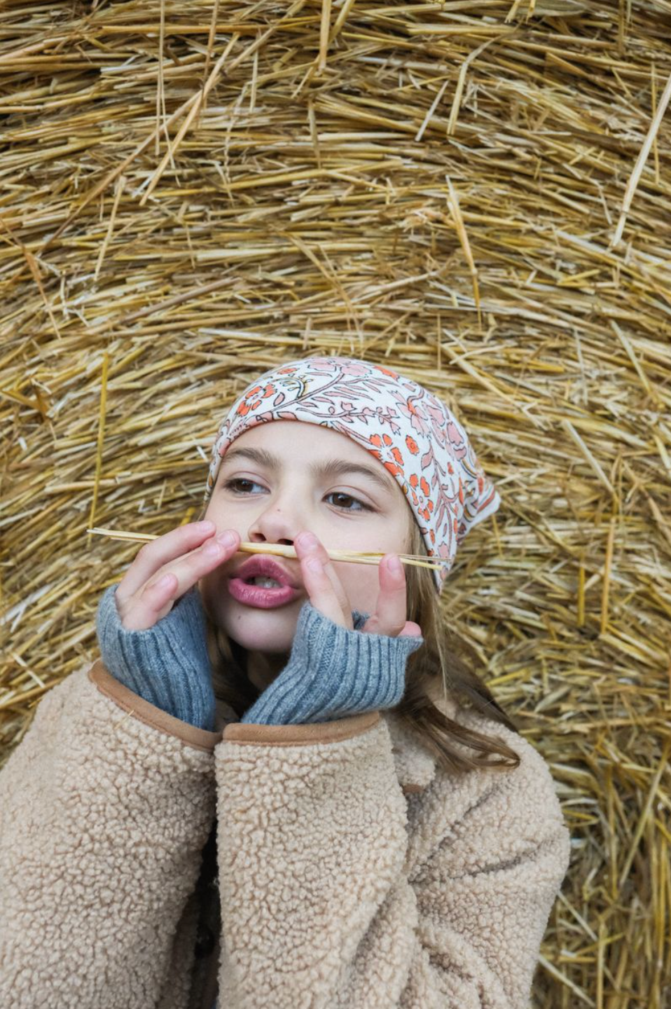 SO FAMILY - Wholesale Scarf - Kids - Baby, Child Scarves Delhi Brick 50 cm1