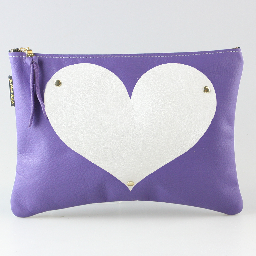 Zina Kao Exclusives – Engroshandel Posetaske - Dame – Soft Heart Applique: 3 størrelser! 12