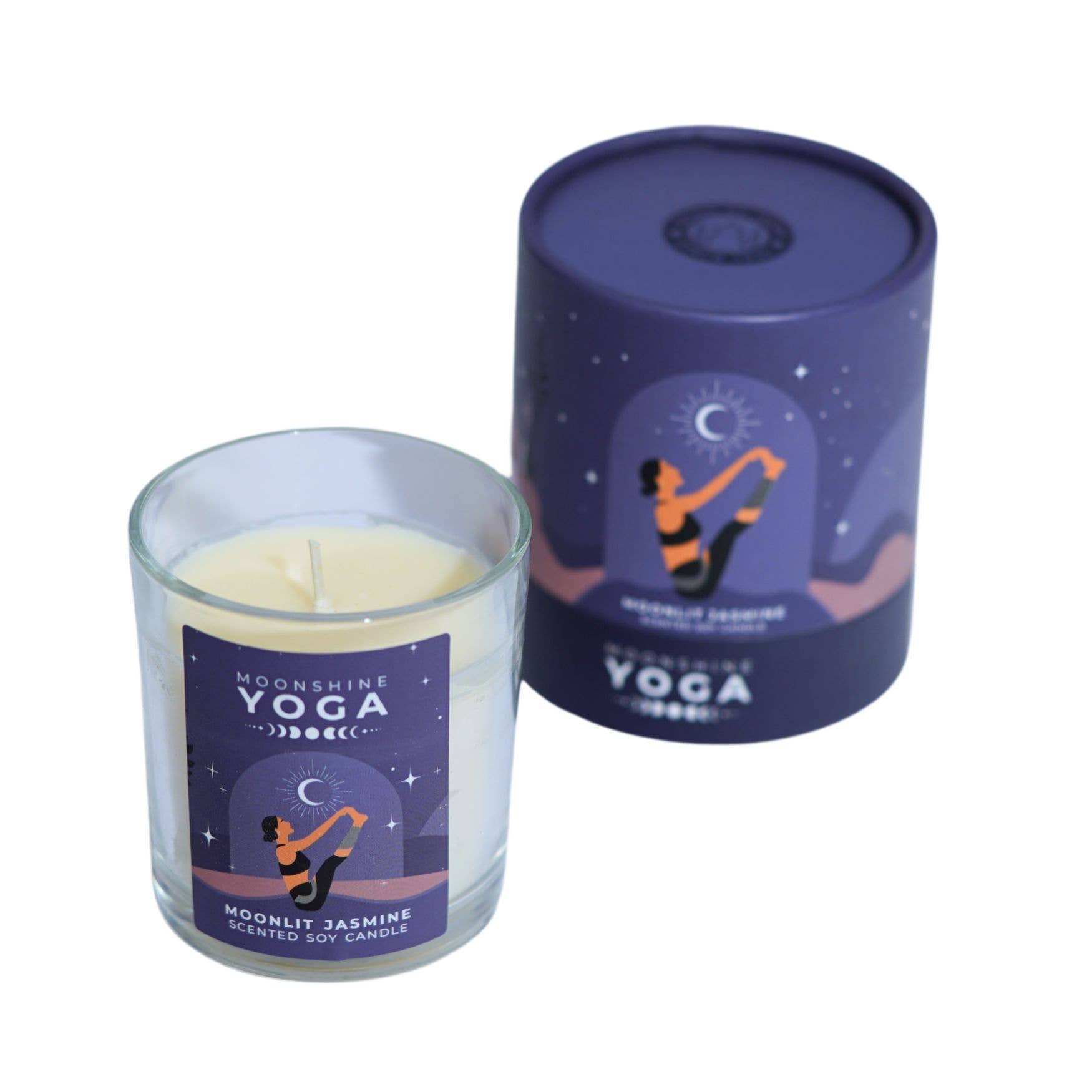 R. Expo/Song of India - Wholesale Novelty Candle - Moonlit Jasmine Yoga Candle 120g2