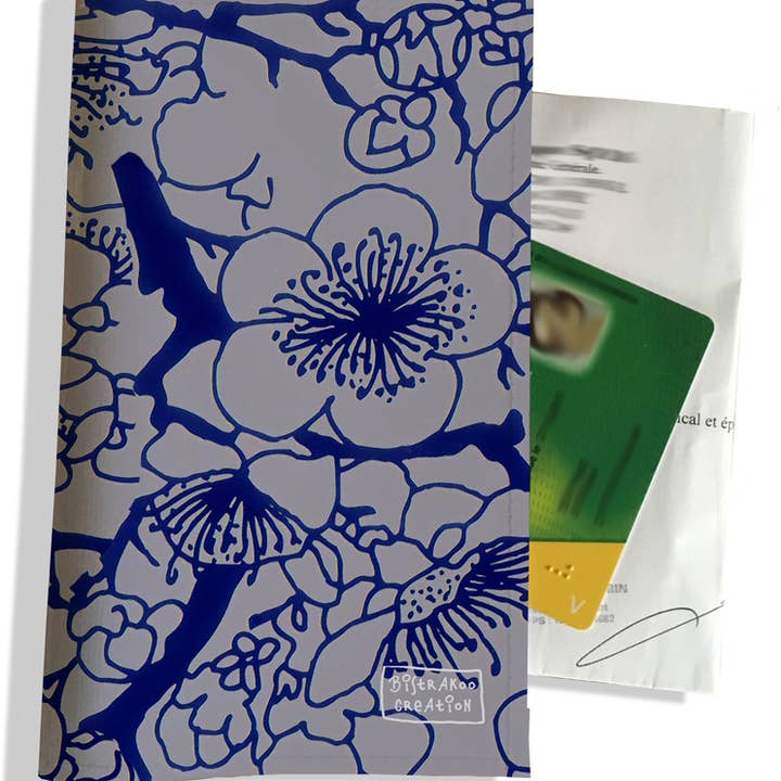 Blå og grå Japan blomster receptpligtig indehaver for engroshandel hos BISTRAKOO