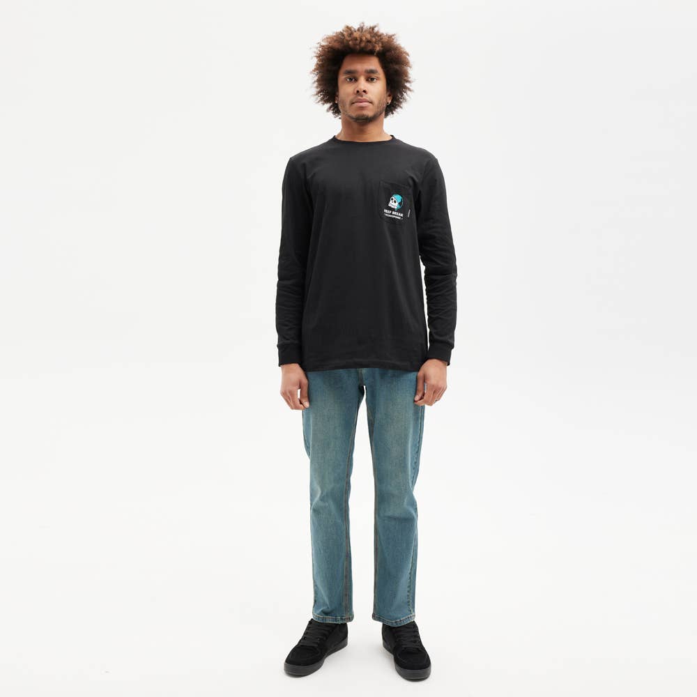 Hydroponic - Wholesale T-Shirt - Men's - Reef Ls 01- Black1