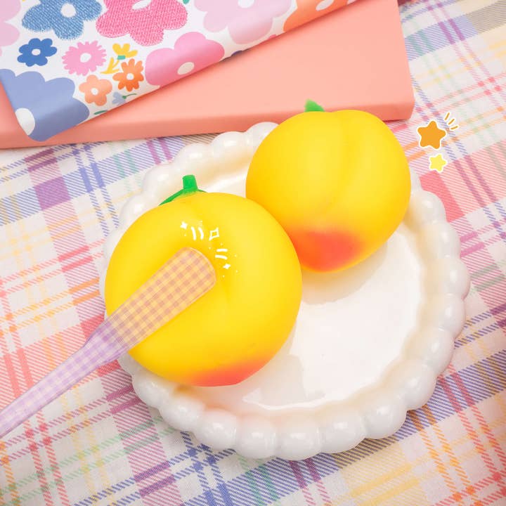 Kawaii Slime Company - Wholesale Squishy Toy - Kids & Baby - Just Peachy! Cute Georgia Peach Stress Ball (12pcs/case)4