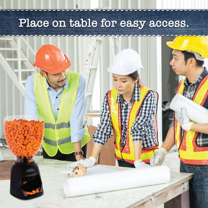 Quality Plugs - Wholesale Earplugs - Ear Plugs Dispenser Refillable and 500 Pair Foam Ear Plugs3