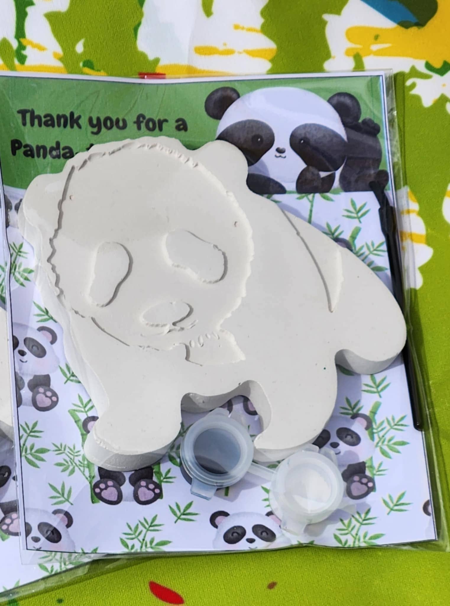 Snazzy Crayons – Großhandel Bastelset – Kinder – Panda Pflaster Malsets l Panda Partygeschenke| Niedliche Kinderkunst1