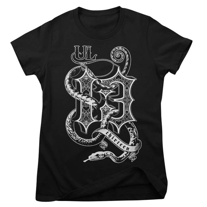 Black Alchemy UL13 Serpenteen Girly Tee for wholesale on Faire