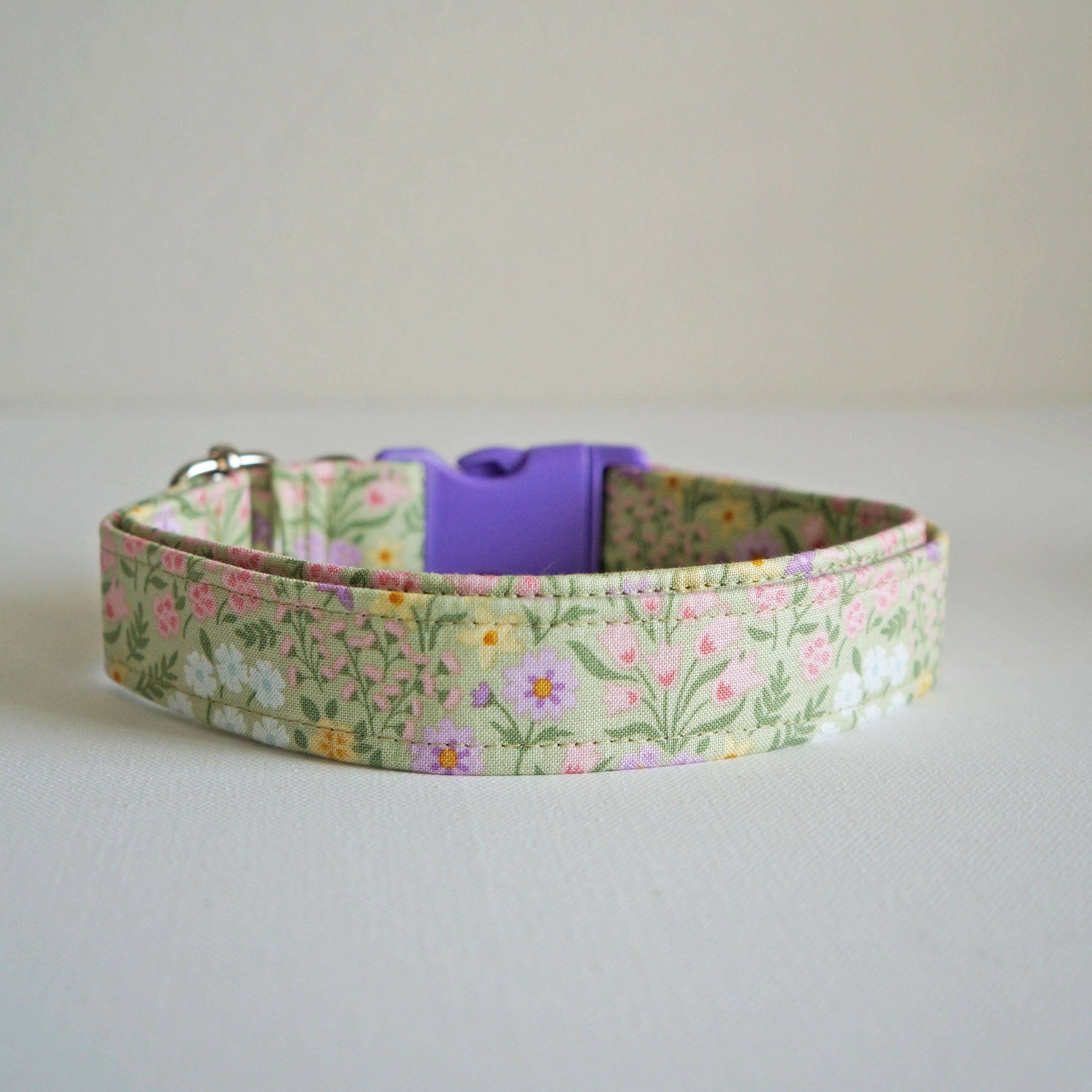 kiwi & WILLOW - Wholesale Pet Collar - Dog - Lilac Garden Dog Collar3