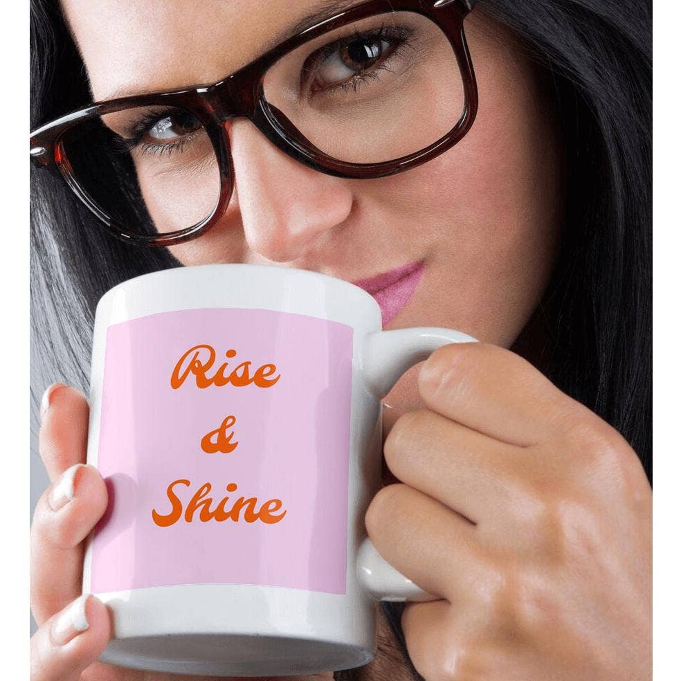 3dRose - Wholesale Coffee Mug - 3dRose, Image of Rise And Shine Quote, Mug9
