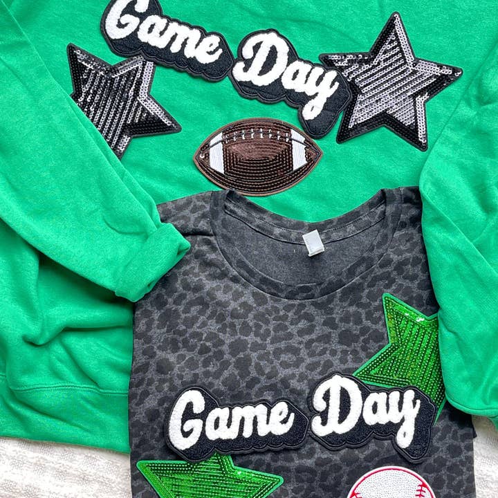 6j Threads LLC - Wholesale Patch - Sequin Stars….Patches only4