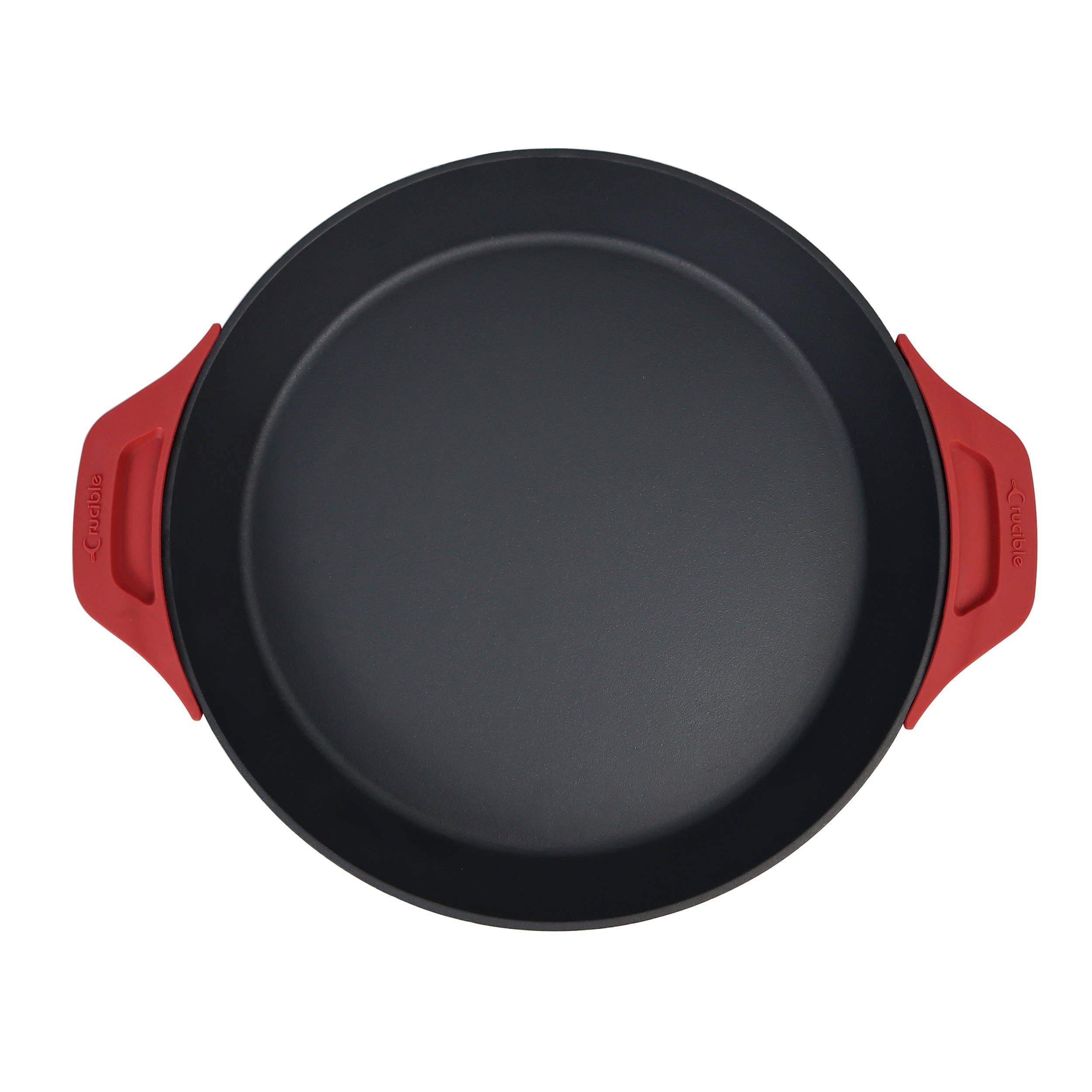 Crucible Cookware - Wholesale Cast Iron Skillet - 15.75-Inch (40 cm) Cast Iron Skillet Set with Dual Loop Hand1