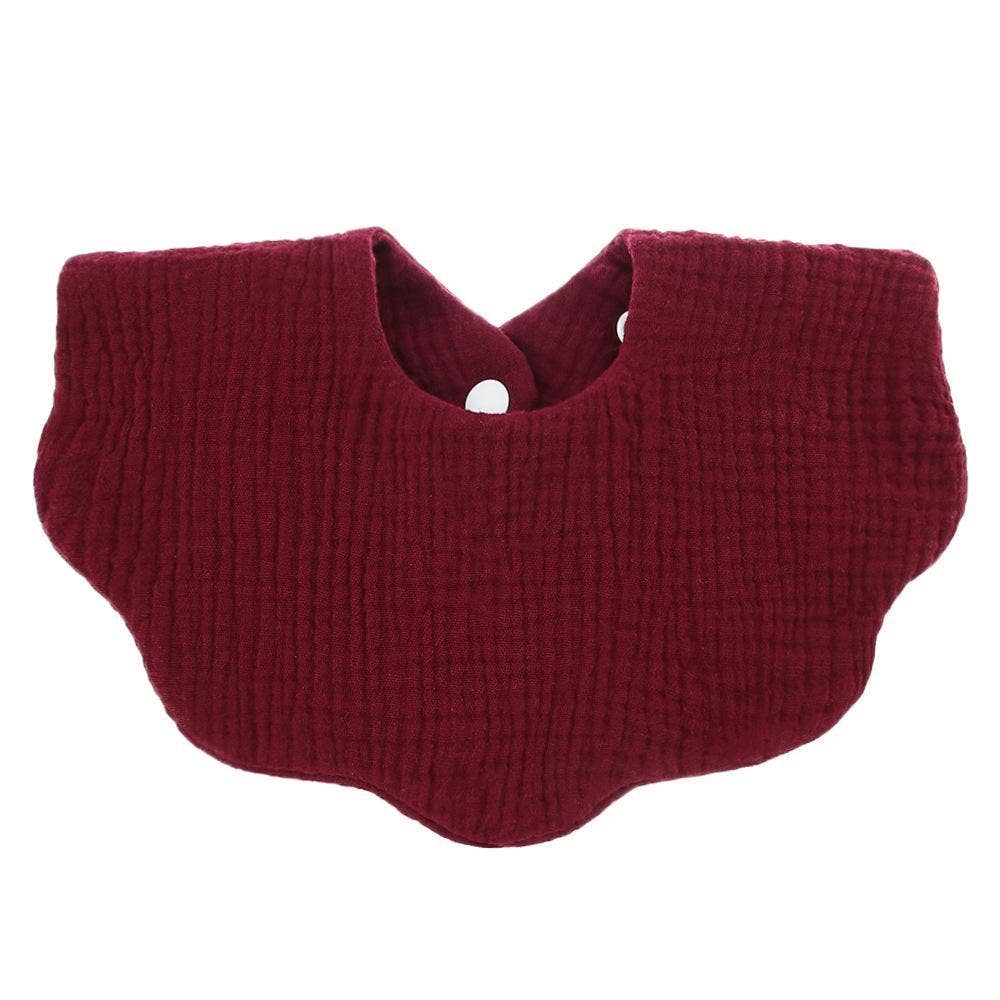 KiddieKickz - Vente Bavoir - bébés - Bavoir en coton uni pour bébé fille et garçon10