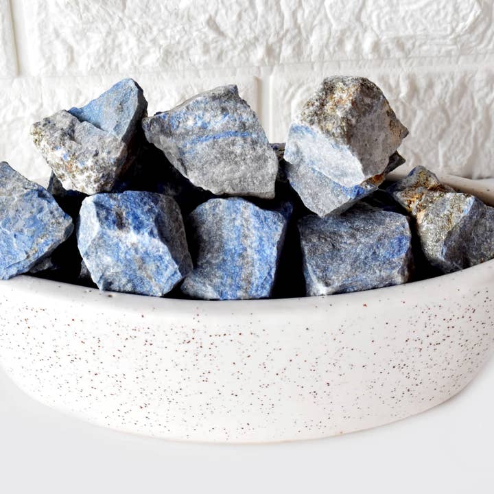 Soothing Crystals - Venta al por mayor Piedras/cristales espirituales - 1 pieza de piedras rugosas de lapislázuli ~ 1 pulgada de cristales crudos