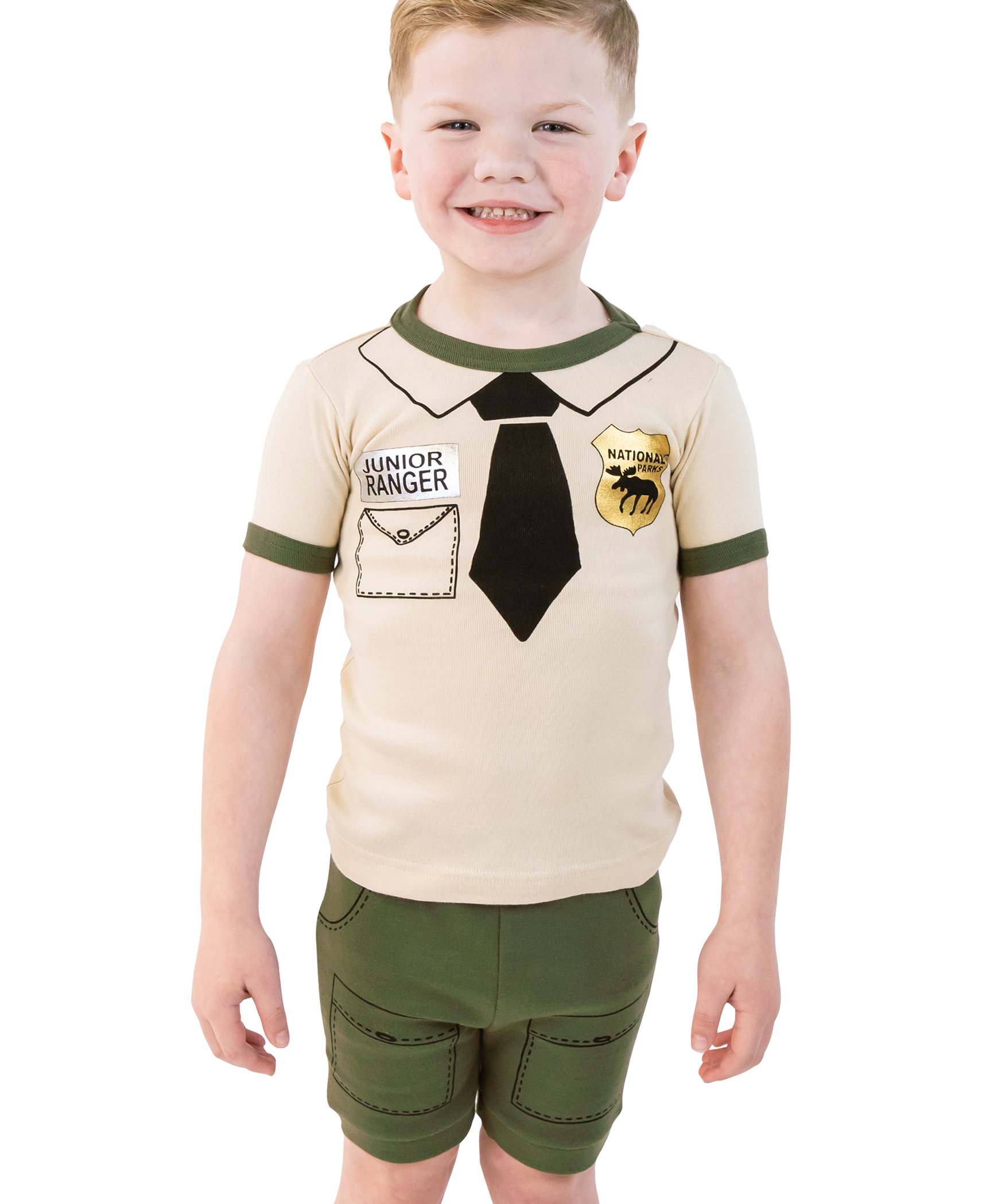 Lazy One - Wholesale Top & Short Set - Kids - Junior Ranger Kid Short Set5