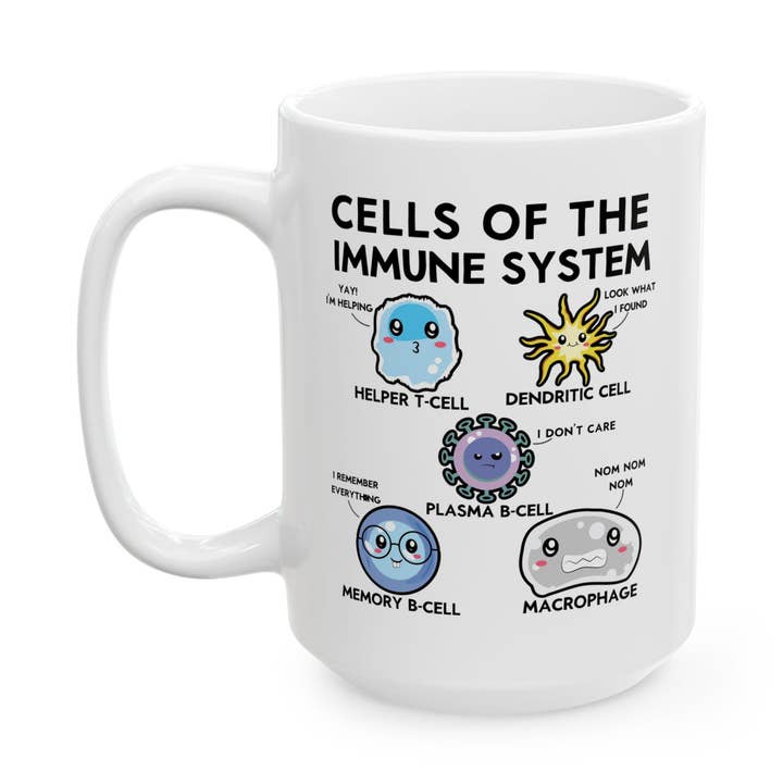 Cells of the Immune System Coffee Mug, Funny Biology Gifts and other Purchase Wholesale tikaani hundefutter. Free Returns & Net 60 Terms on Faire trending on Faire.