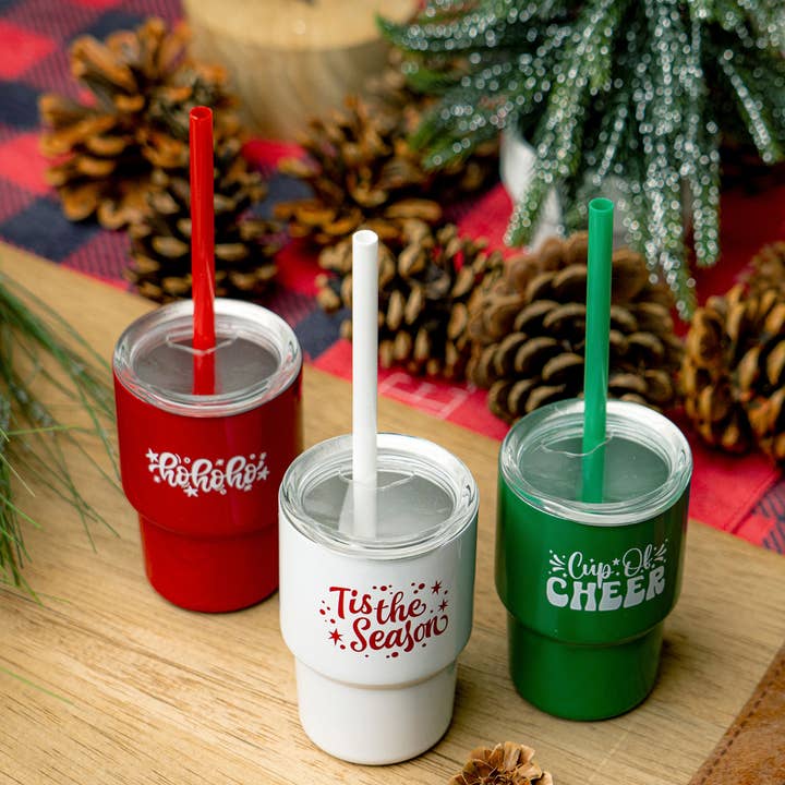 DM Merchandising - Wholesale Insulated mug/tumbler - Santa's Lil' Sipper Mini Tumbler10