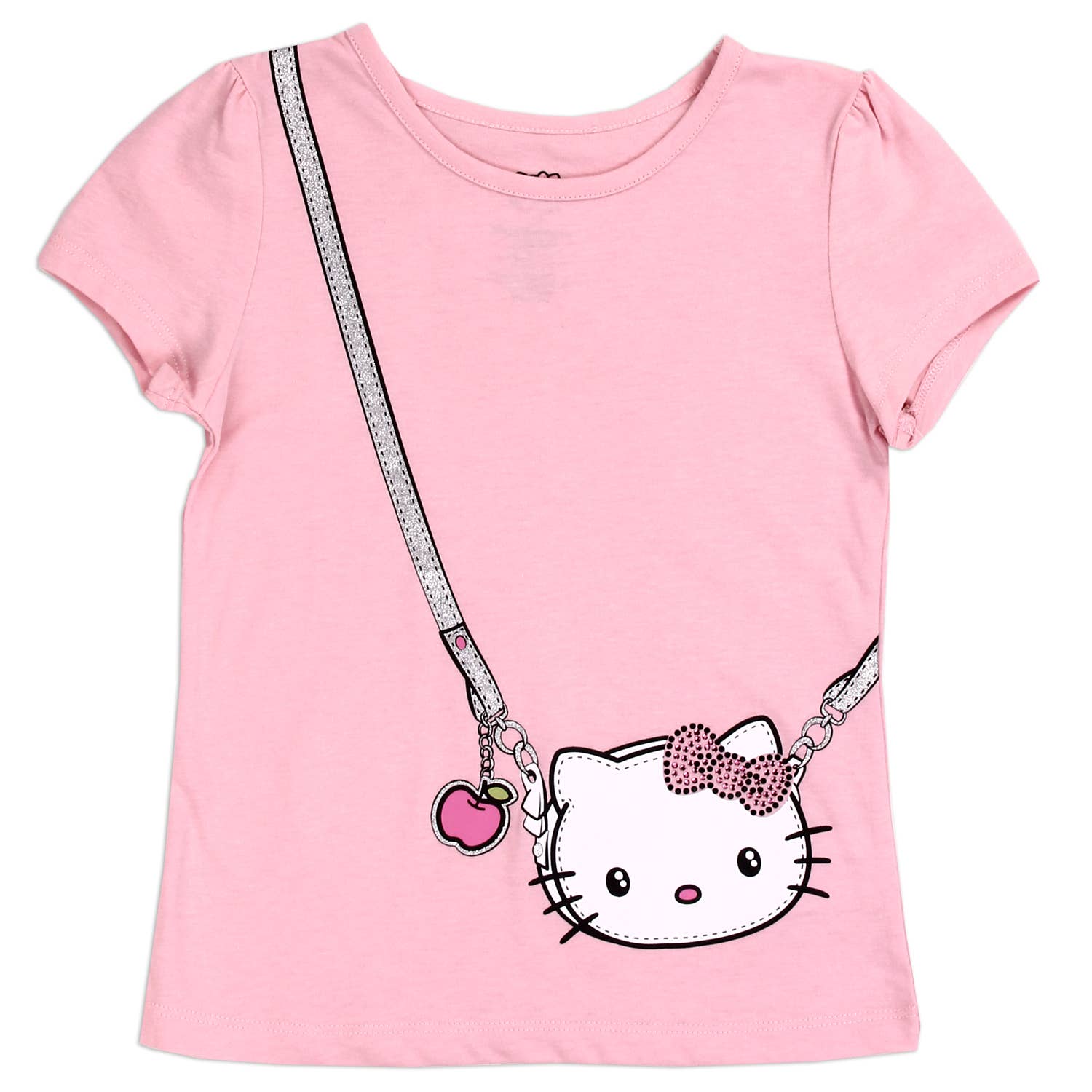 Penguin Kids Wear - Wholesale Knit Top - Kids - HELLO KITTY Girls 4-6X Fashion Top with Rhinestones 0