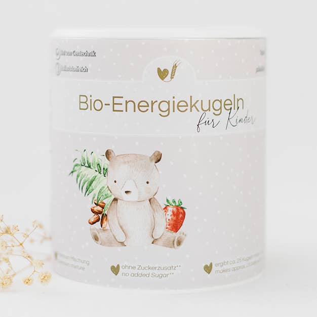 Mix orgânico de bolinhas de energia de morango para crianças por atacado de Bake Affair GmbH