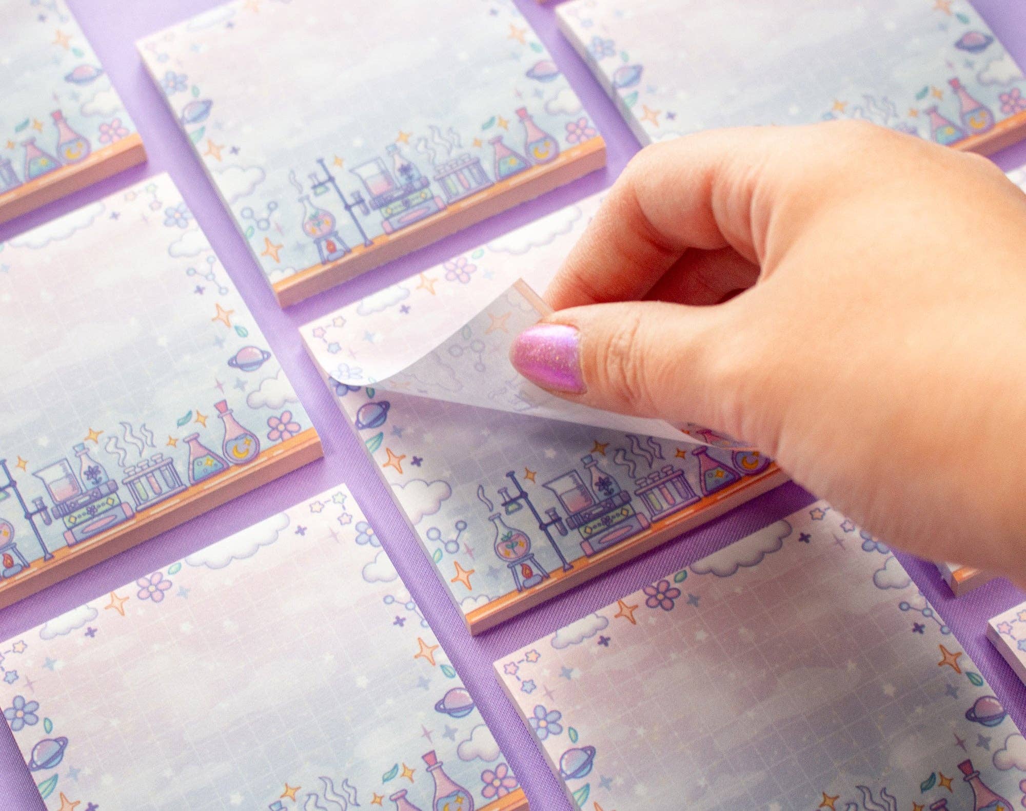 Unicorn Eclipse - Wholesale Sticky Notes - Curious Chemistry Sticky Notes1