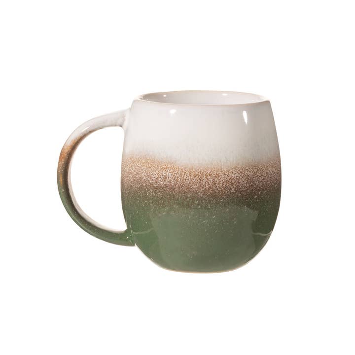 Sass & Belle Europe - Wholesale Coffee Mug - Dip Glazed Ombre Green Mug