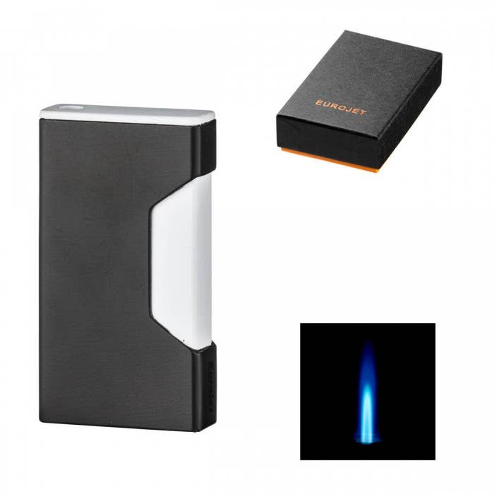 NICOTEAM EE - Wholesale Lighter - Eurojet lighter Jet Black & White0