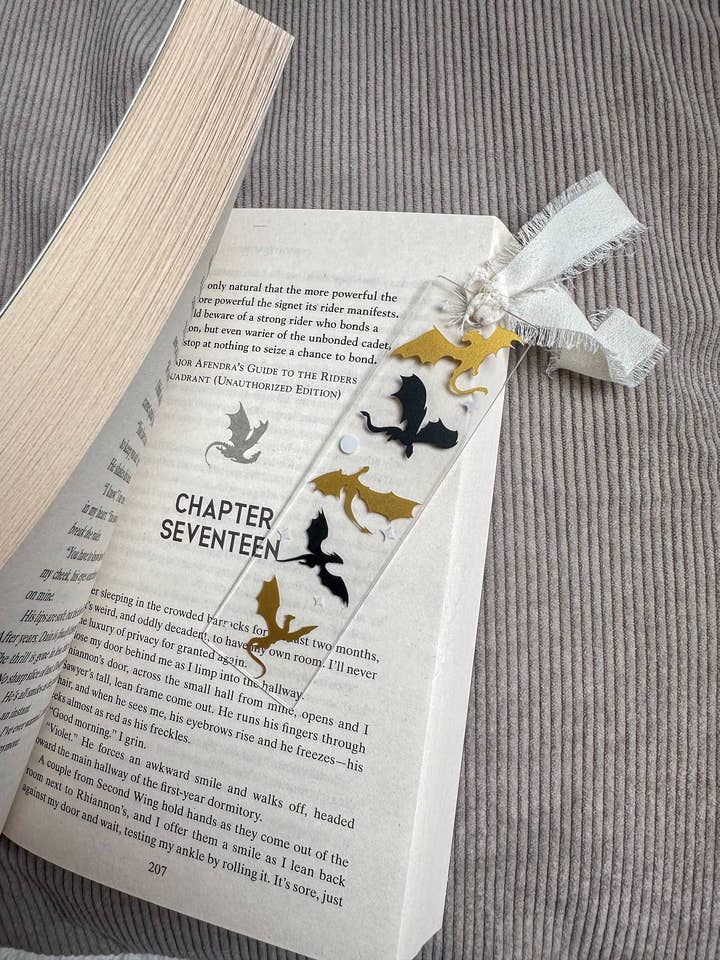 Bladwijzer "Fourth Wing version 1" for wholesale by BookBijou