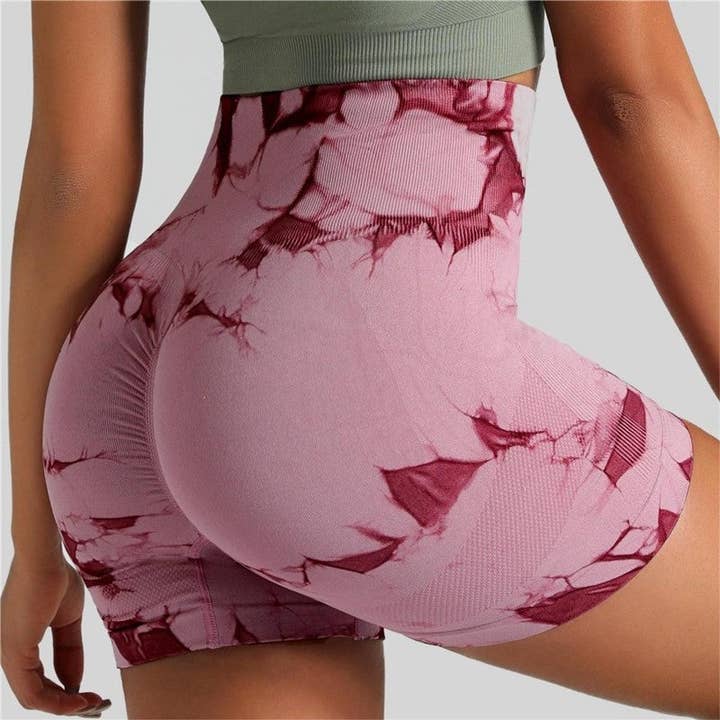 Sheer Trend - Wholesale Athletic shorts – Women's - Seamless High-Waisted Three Quarter Sports Shorts4