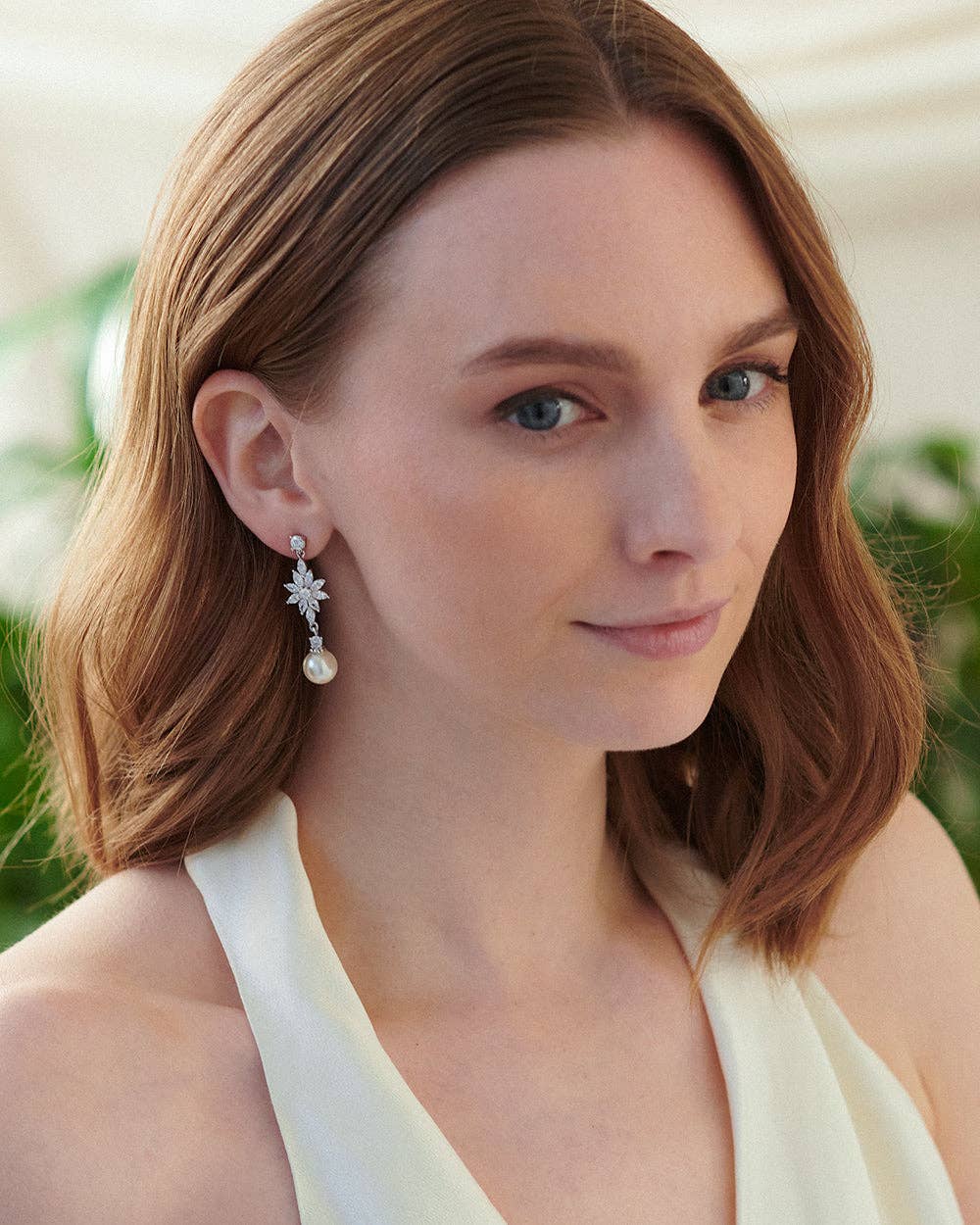 Dareth Colburn Designs - Venta al por mayor Pendientes colgantes - Pendientes Amina Pearl3