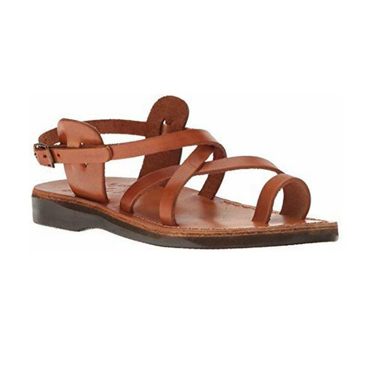 Den goda herden - läder spänne Sandal | Honey för wholesale av Jerusalem Sandals