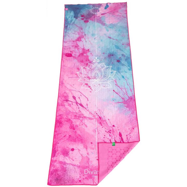 Divasya - Wholesale Yoga Towel - Yoga Towel Set | 1 Yoga Towel with Silicone Honeycomb Structure & 1 Face Towel | in 6 Colors15