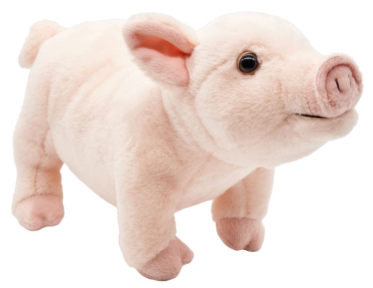 Uni Toys - Wholesale Stuffed/Plush Toy - Kids & Baby - Pink pig - 28 cm (length) - cuddly/plush toy1