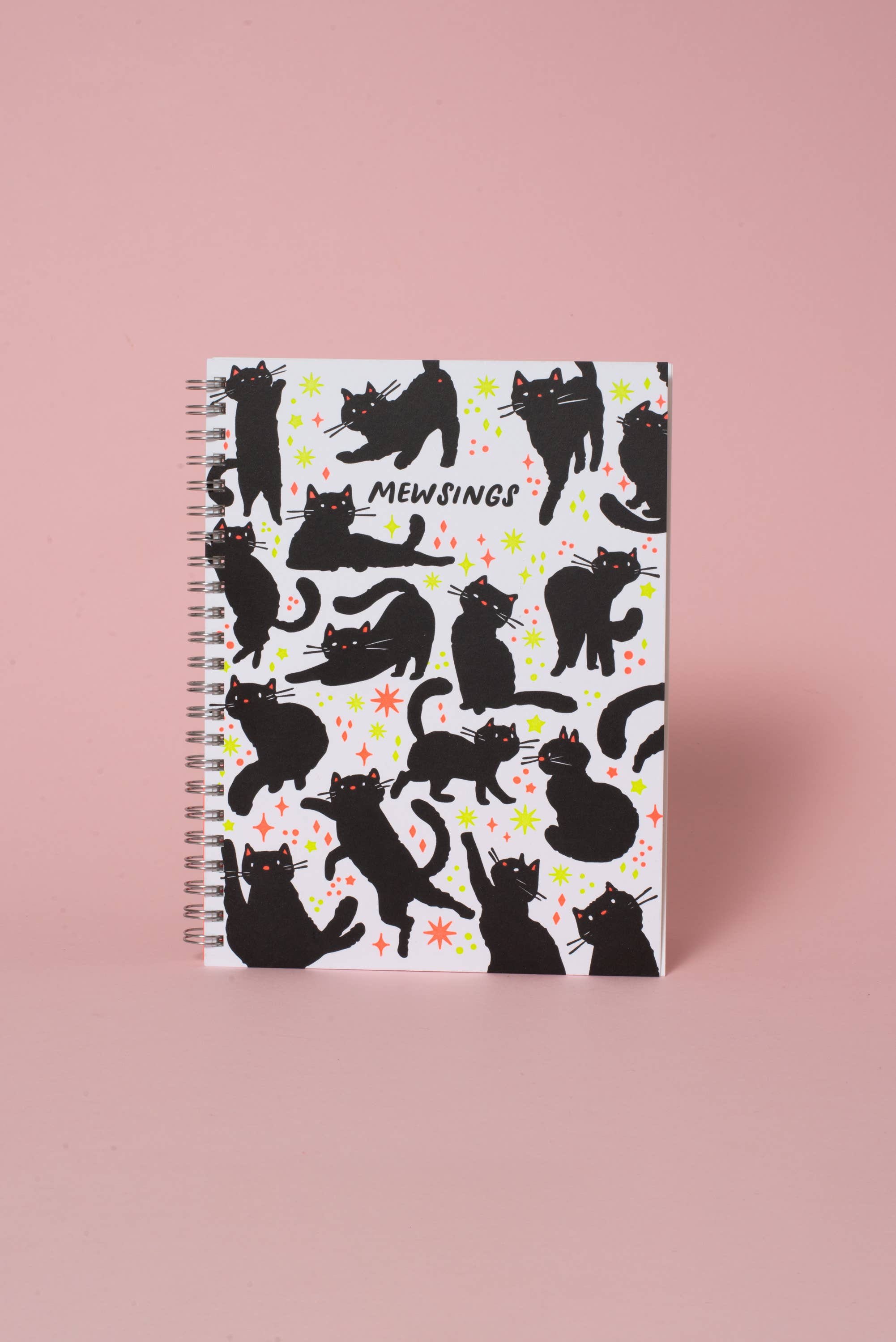 Egg Press Manufacturing - Wholesale Notebook - Mewsings Cat Blank Letterpress Notebook by Hello!Lucky1