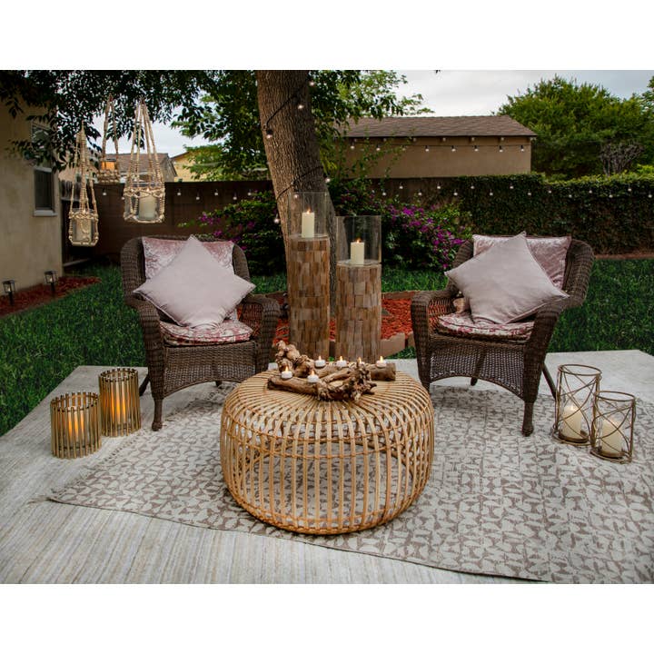 Sagebrook Home – wholesale Candle holder – Gold 10 in. Metal Cylinder Hurricane Candle Holder
