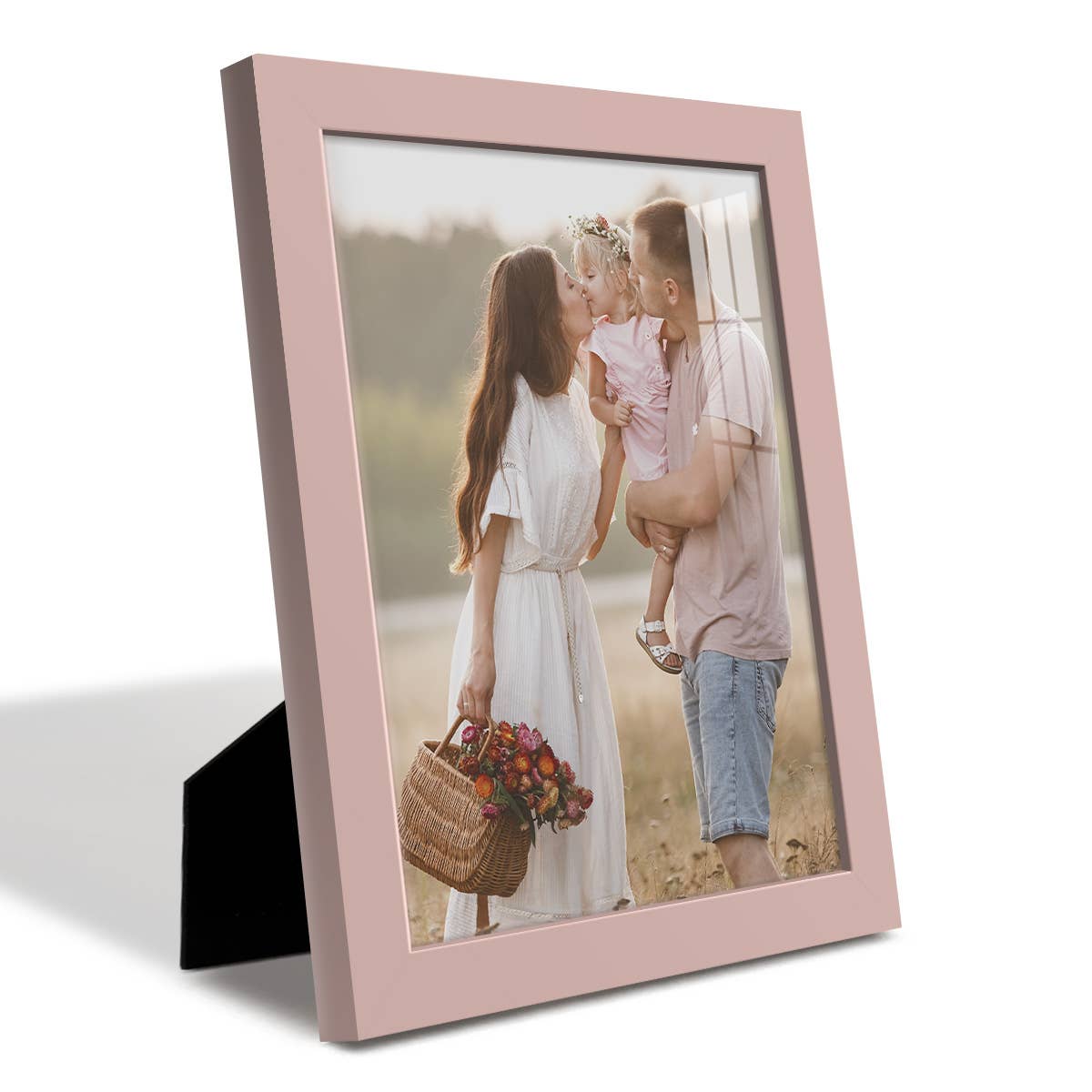Wexford Home - Wholesale Picture Frame - Photo Frame. Real Wood Modern Frame, Pink16