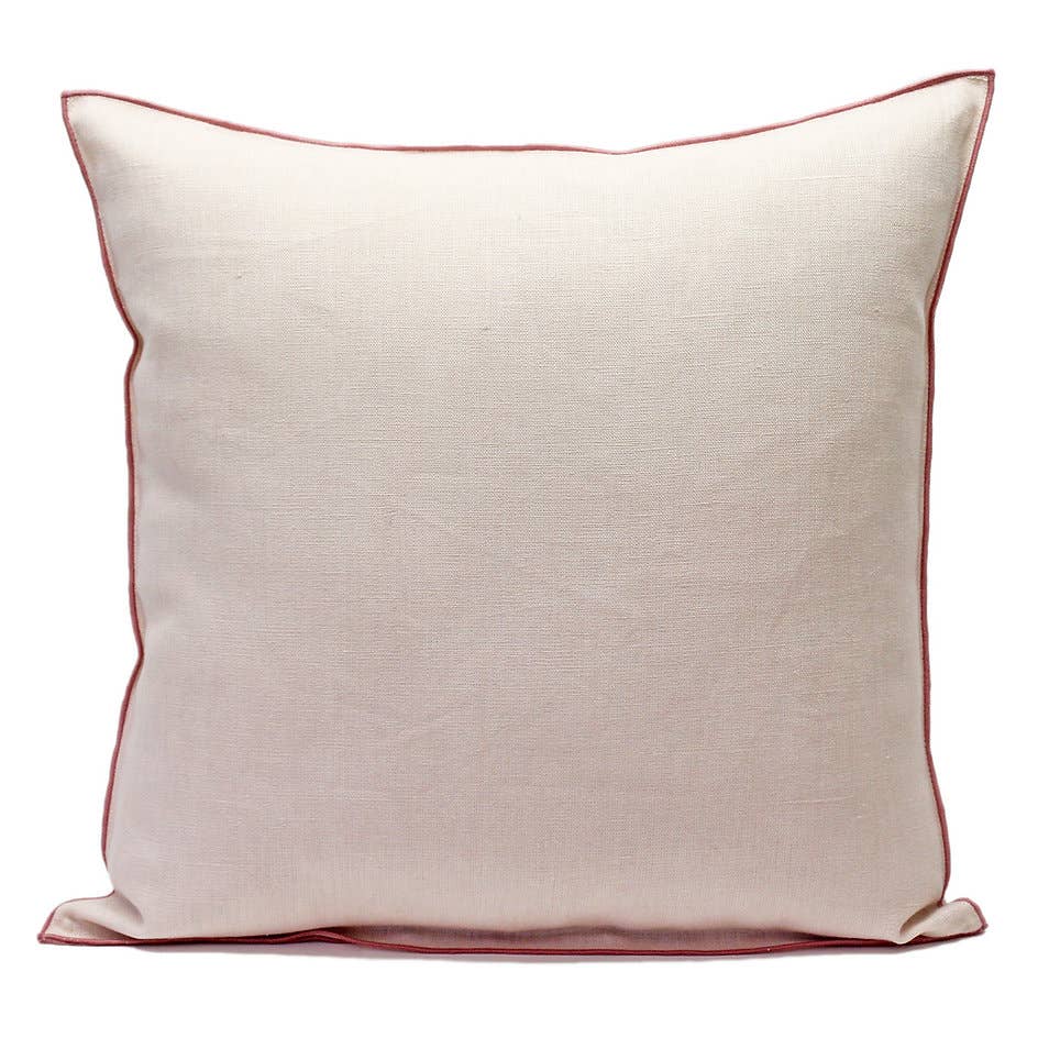 Giardino Segreto - Wholesale Throw/Decorative Pillow - Pure linen cushion CORDONCINO7