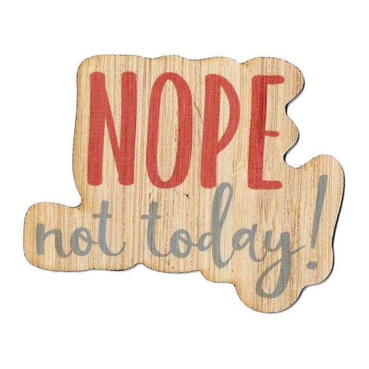 Não, não hoje! por atacado de Bamboo Wood Stickers