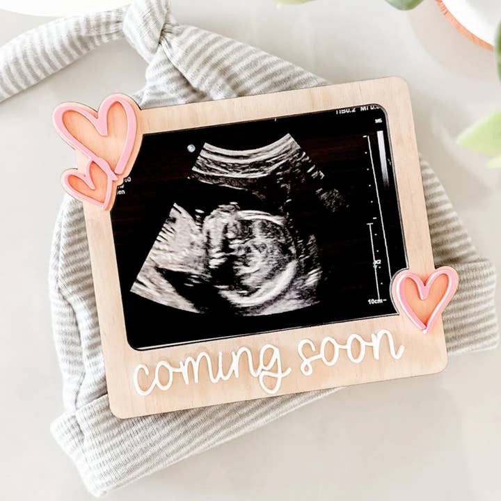 Zwangerschapsaankondiging Baby Echografie Koelkastmagneet voor wholesale door Etchedoccasions