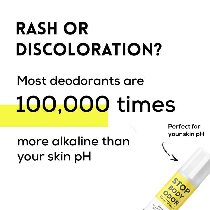 zerotaboos - Wholesale Deodorant - Unisex - CREAM: Stop Body Odor3