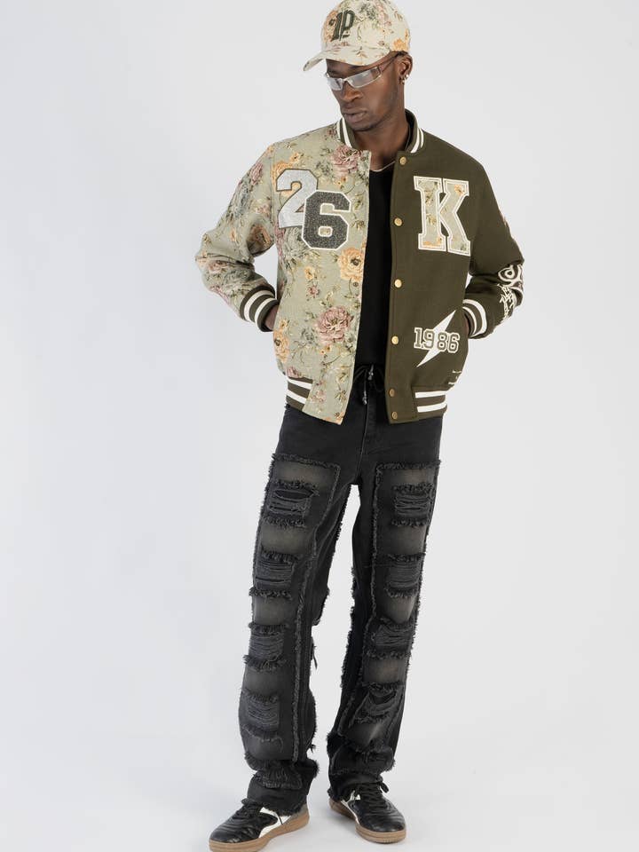 LEFT POINT – wholesale College/Baseball Jacket - Men’s – COLLEGE JACKETS K12