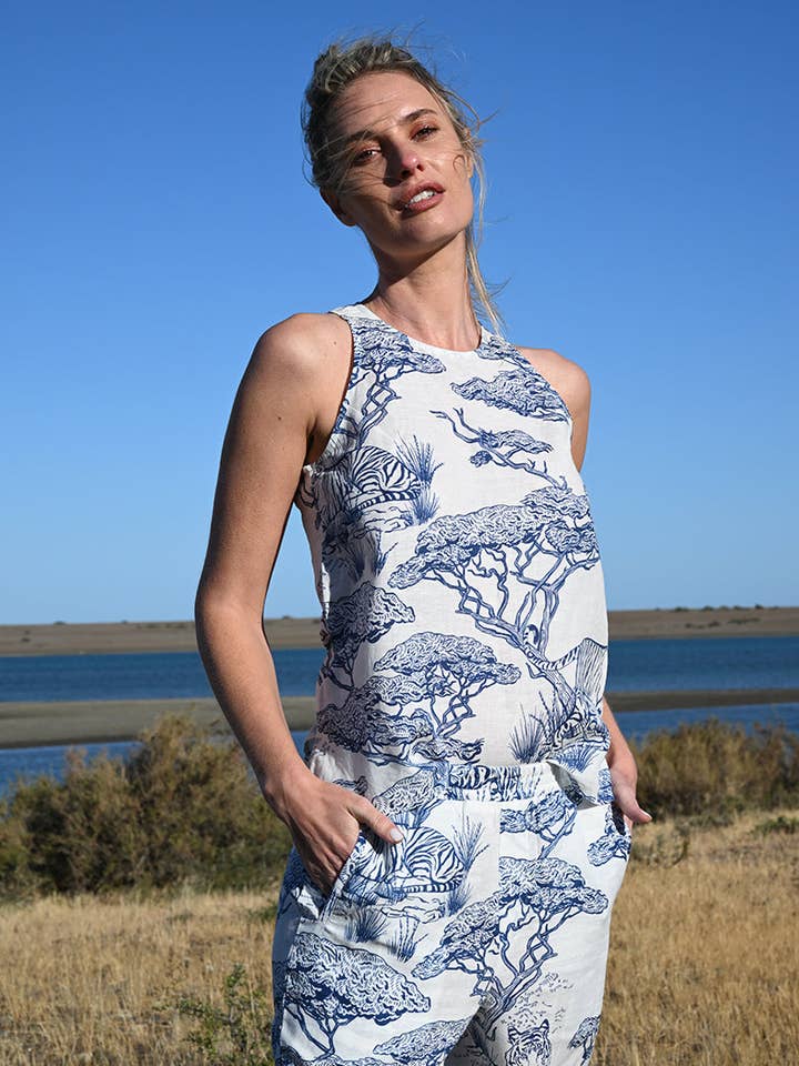 Tank Top Safari White for wholesale by Las Sureñas