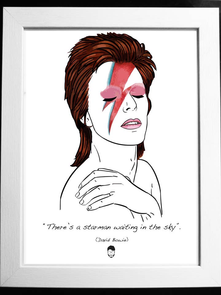 David Bowie for wholesale by El loco del Pelo Rizo
