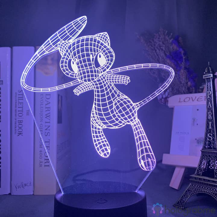 Holograbme – wholesale Accent/desk lamp – Pokémon Lamp Mew
