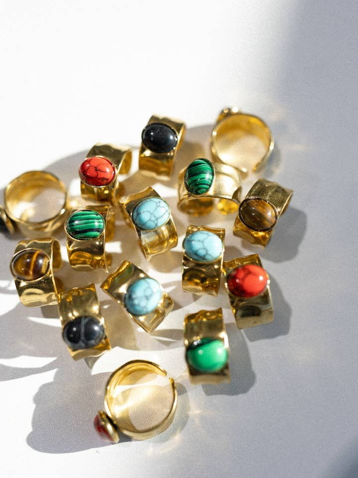 Rajah Oval Ring || Choose Color for wholesale by BELJOY