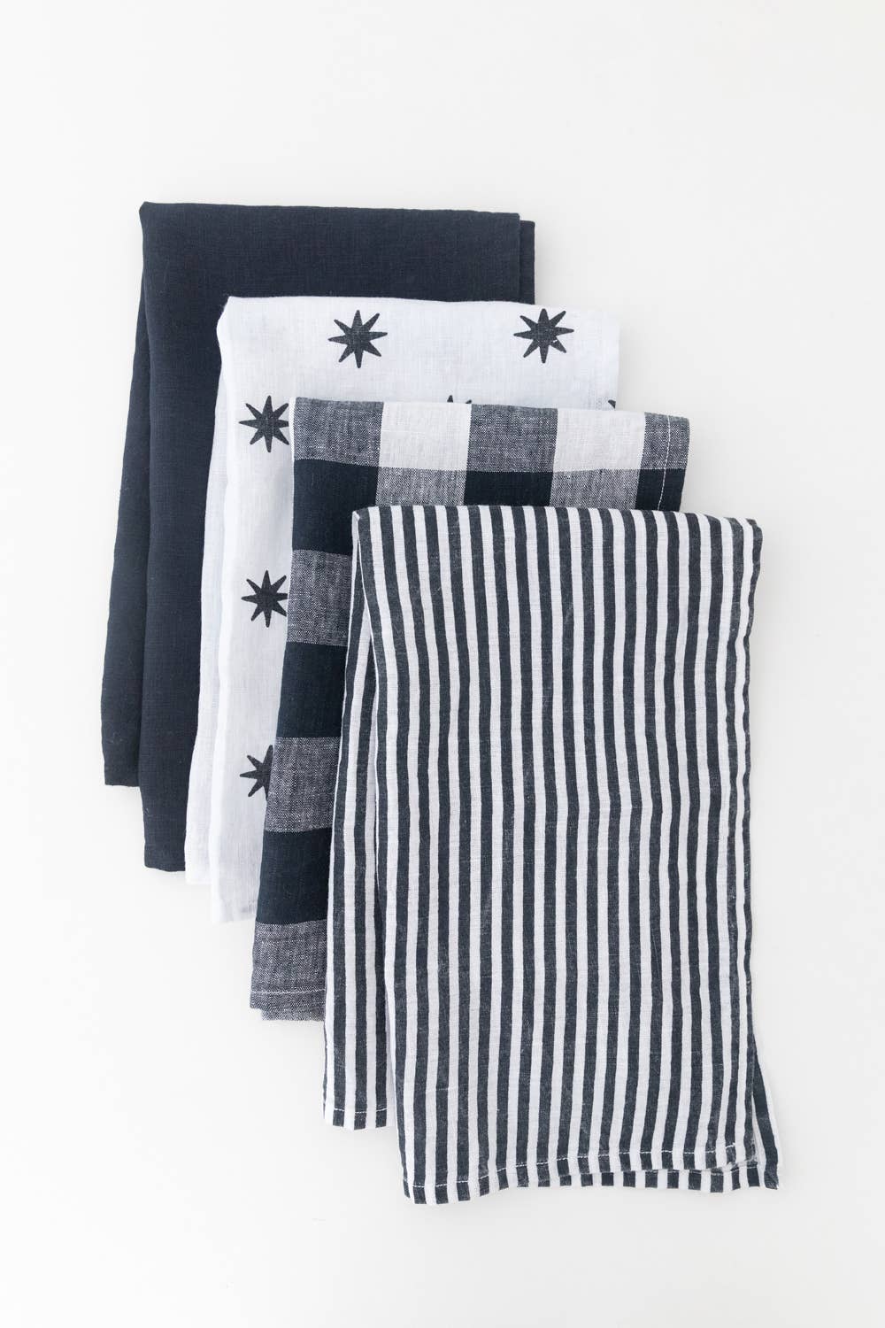 Heirloomed Collection - Wholesale Tea Towel - Gingham Tea Towel Navy2